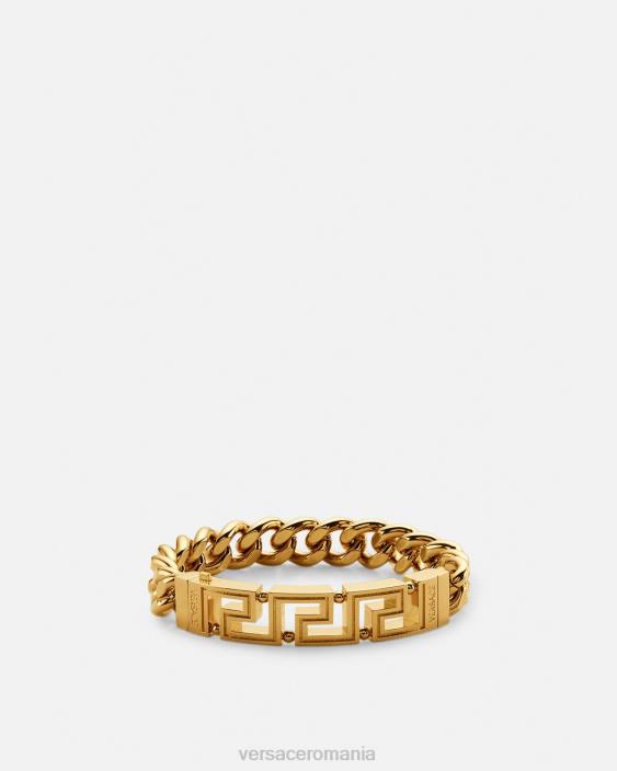 aur bratara cu lant greca Versace bărbați accesorii 40L61685