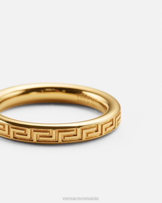 aur breloc grecesc gravat Versace bărbați accesorii 40L61686