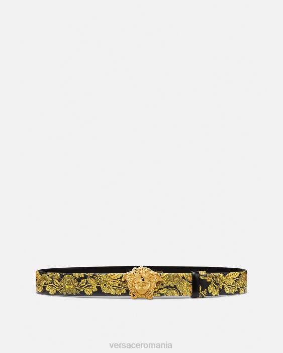 imprimare centura reversibila maschera baroque Versace bărbați accesorii 40L61629