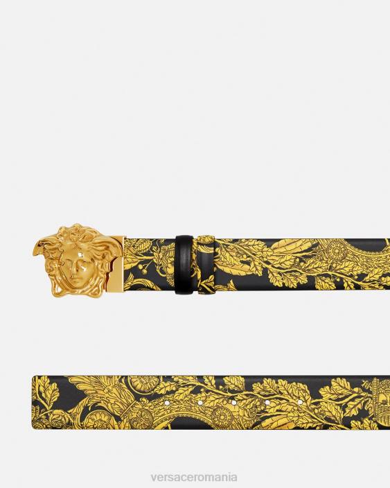 imprimare centura reversibila maschera baroque Versace bărbați accesorii 40L61629