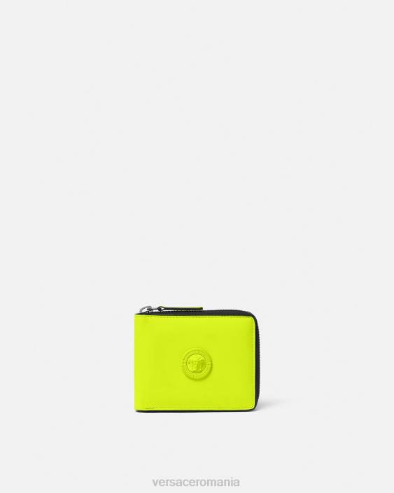 galben portofel bifold medusa biggie Versace bărbați accesorii 40L61641