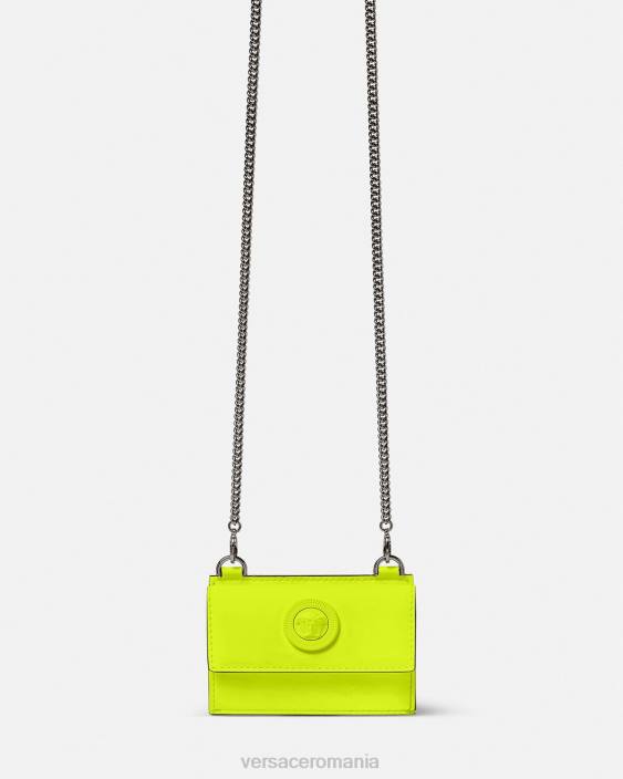 galben suport card medusa biggie Versace bărbați accesorii 40L61645