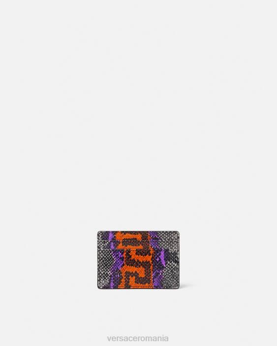 imprimare suport card cu imprimeu python greca Versace bărbați accesorii 40L61651