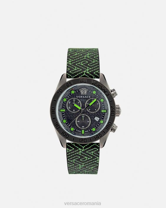 pnul ceas crono dome greca Versace bărbați accesorii 40L61706
