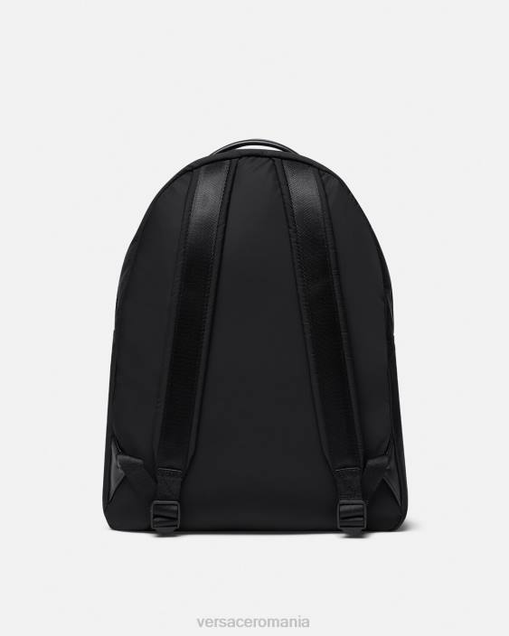 negru si auriu rucsac cu logo couture Versace bărbați accesorii 40L62492