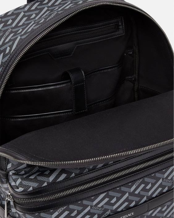 negru si gri rucsac semnătură la greca Versace bărbați saci 40L61487