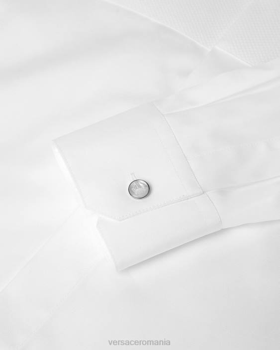 alb cămașă smoking formală Versace bărbați îmbrăcăminte 40L61301