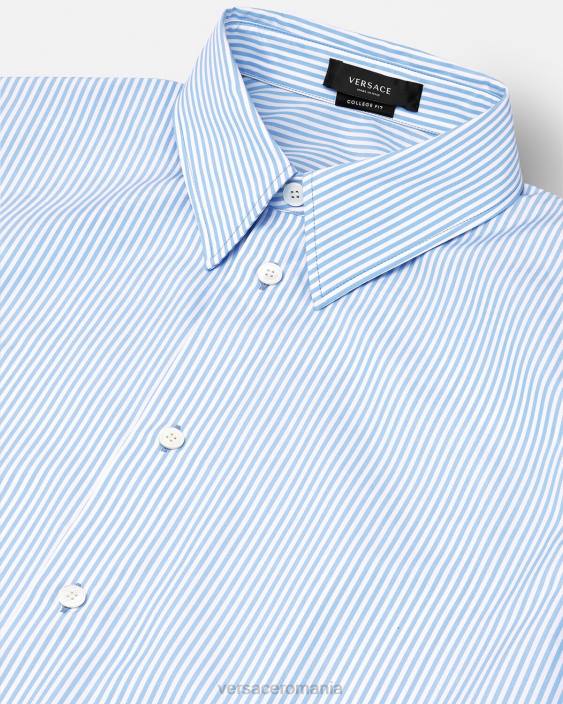 imprimare cămașă baroc în dungi Versace bărbați îmbrăcăminte 40L61293