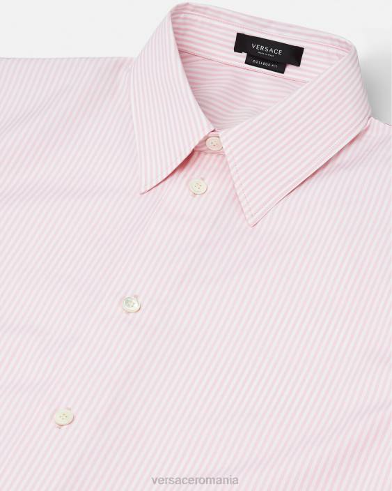 imprimare cămașă baroc în dungi Versace bărbați îmbrăcăminte 40L61294