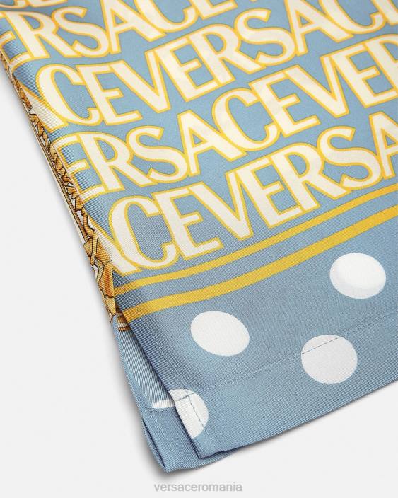 imprimare cămașă de mătase peste tot Versace bărbați îmbrăcăminte 40L61285