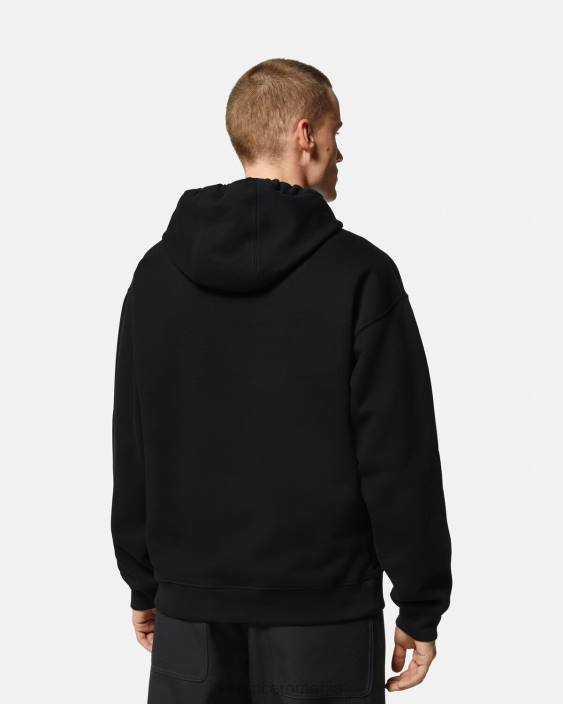 negru hanorac cu medusa Versace bărbați îmbrăcăminte 40L61414