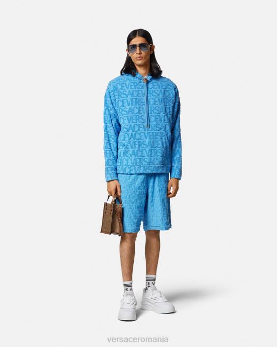 o singură culoare hanorac pentru prosop Versace bărbați îmbrăcăminte 40L61412
