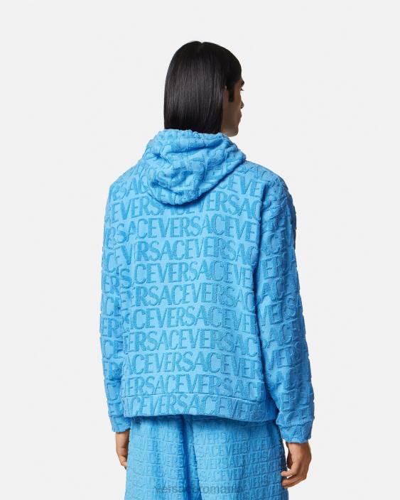 o singură culoare hanorac pentru prosop Versace bărbați îmbrăcăminte 40L61412