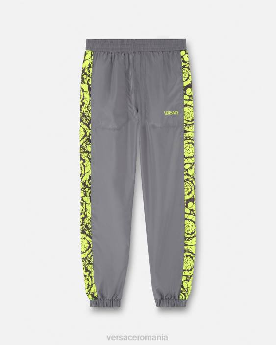 gri si var pantaloni de trening barocco silhouette gym Versace bărbați îmbrăcăminte 40L61460