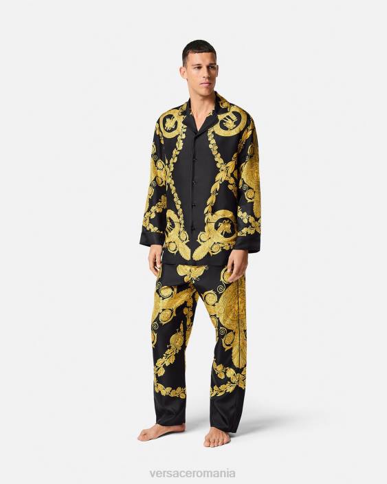 imprimare Maschera baroque pijama top Versace bărbați lenjerie intimă și îmbrăcăminte de plajă 40L61741