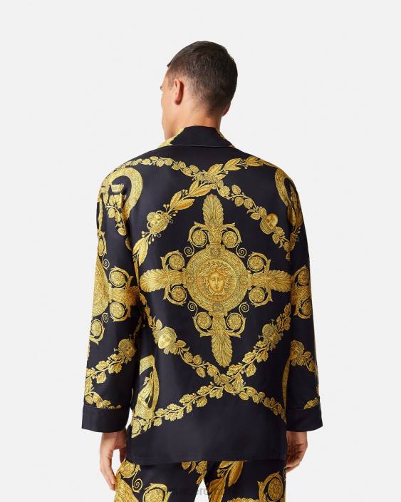 imprimare Maschera baroque pijama top Versace bărbați lenjerie intimă și îmbrăcăminte de plajă 40L61741