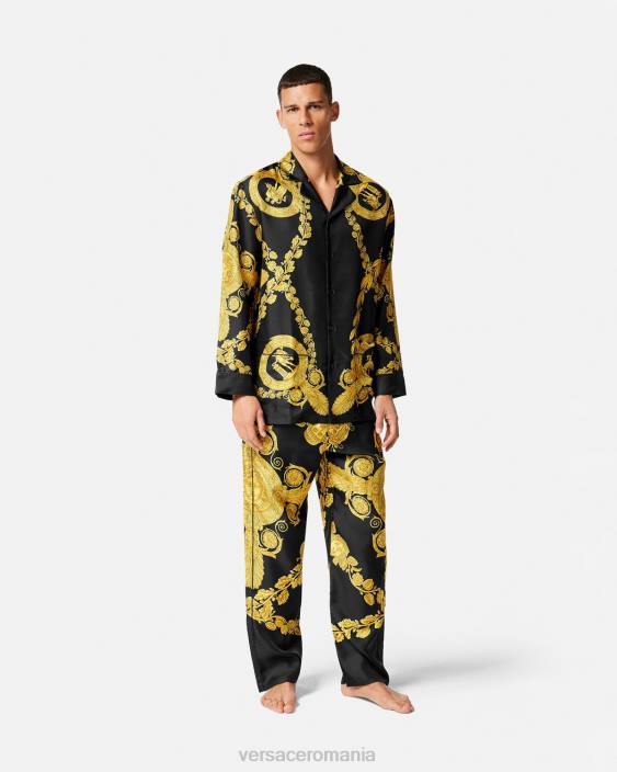 imprimare pantaloni de pijama maschera baroque Versace bărbați lenjerie intimă și îmbrăcăminte de plajă 40L61742