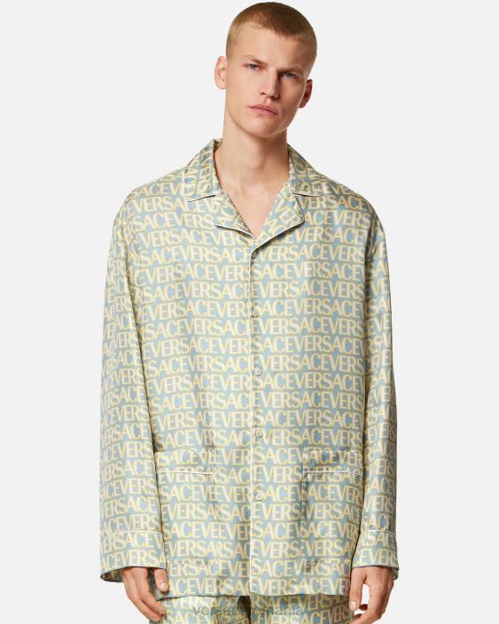 imprimare top de pijama peste tot Versace bărbați lenjerie intimă și îmbrăcăminte de plajă 40L61729