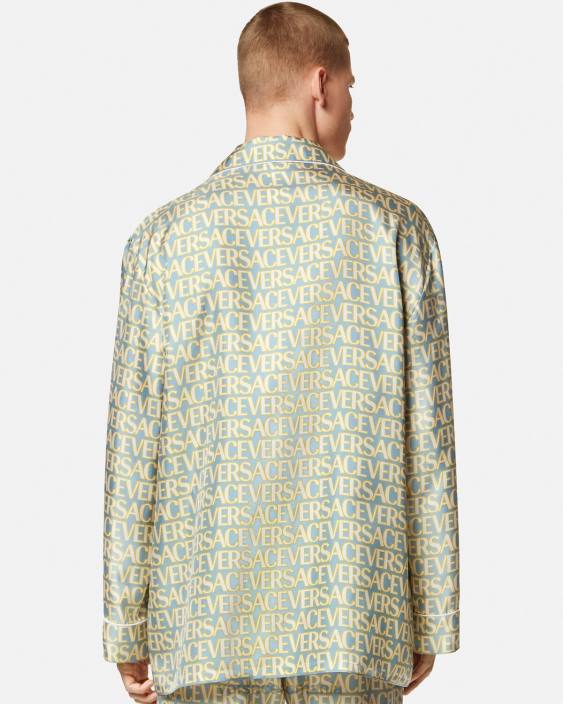 imprimare top de pijama peste tot Versace bărbați lenjerie intimă și îmbrăcăminte de plajă 40L61729