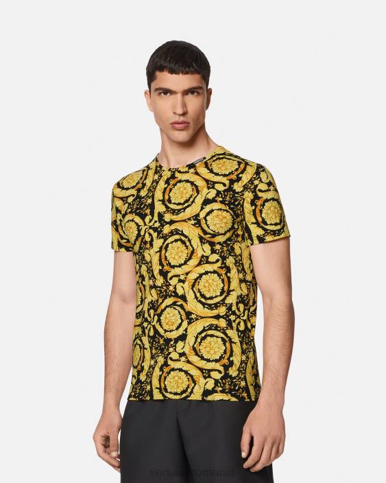 imprimare tricou barocco Versace bărbați lenjerie intimă și îmbrăcăminte de plajă 40L61731