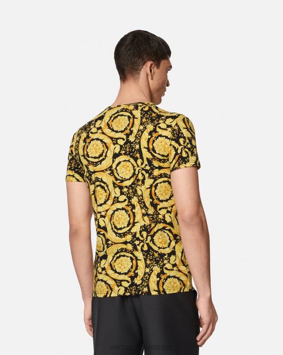 imprimare tricou barocco Versace bărbați lenjerie intimă și îmbrăcăminte de plajă 40L61731