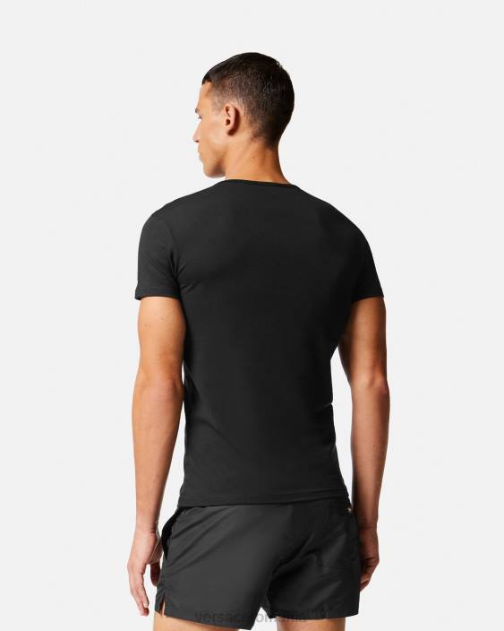 negru tricou medusa Versace bărbați lenjerie intimă și îmbrăcăminte de plajă 40L61732
