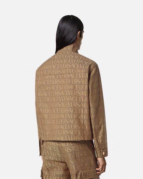 imprimare jachetă de bluză peste tot Versace bărbați îmbrăcăminte 40L61221