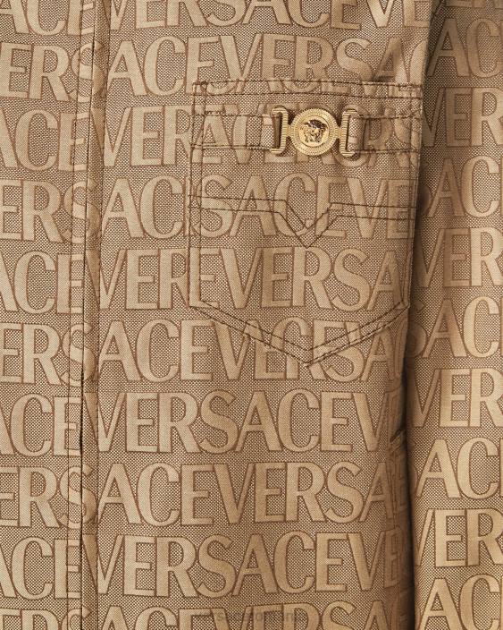 imprimare jachetă de bluză peste tot Versace bărbați îmbrăcăminte 40L61221