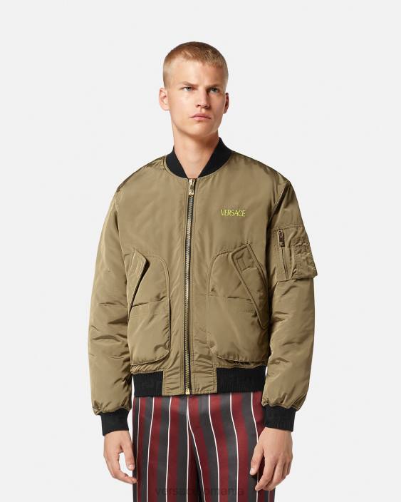 imprimare le maschere bomber jacket Versace bărbați îmbrăcăminte 40L61232