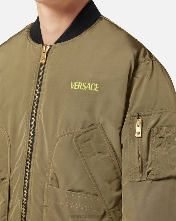 imprimare le maschere bomber jacket Versace bărbați îmbrăcăminte 40L61232