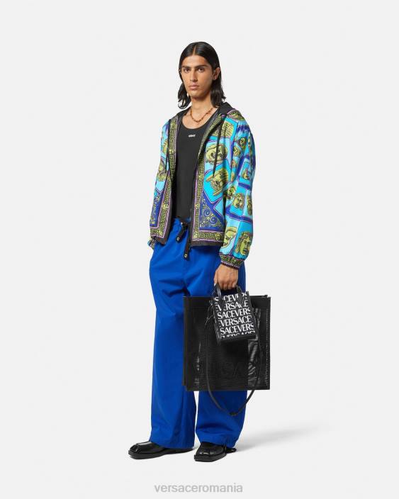 imprimare le maschere windbreaker jacket Versace bărbați îmbrăcăminte 40L61235