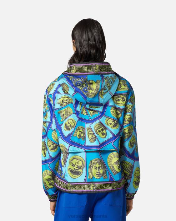 imprimare le maschere windbreaker jacket Versace bărbați îmbrăcăminte 40L61235