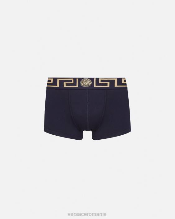 albastru trunchiuri de bordura greca Versace bărbați lenjerie intimă și îmbrăcăminte de plajă 40L61756