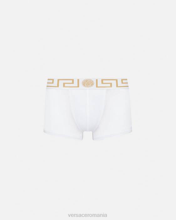 aur alb trunchiuri de bordura greca Versace bărbați lenjerie intimă și îmbrăcăminte de plajă 40L61758