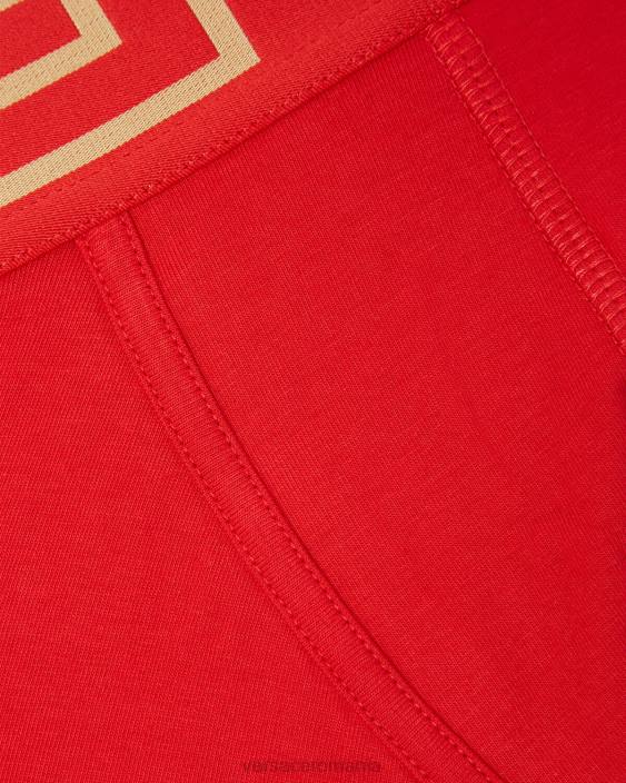 roșu trunchiuri de bordura greca Versace bărbați lenjerie intimă și îmbrăcăminte de plajă 40L61754