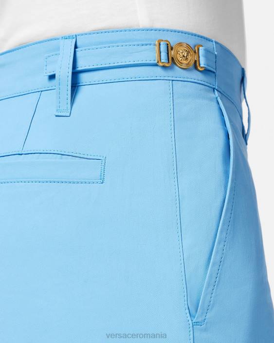 albastru deschis bermudă medusa biggie Versace bărbați îmbrăcăminte 40L61445