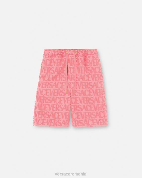 roz pantaloni scurți pentru prosop Versace bărbați îmbrăcăminte 40L61430