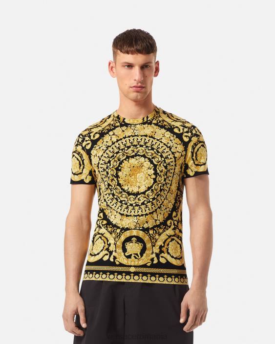 imprimare tricou barocco Versace bărbați îmbrăcăminte 40L61369