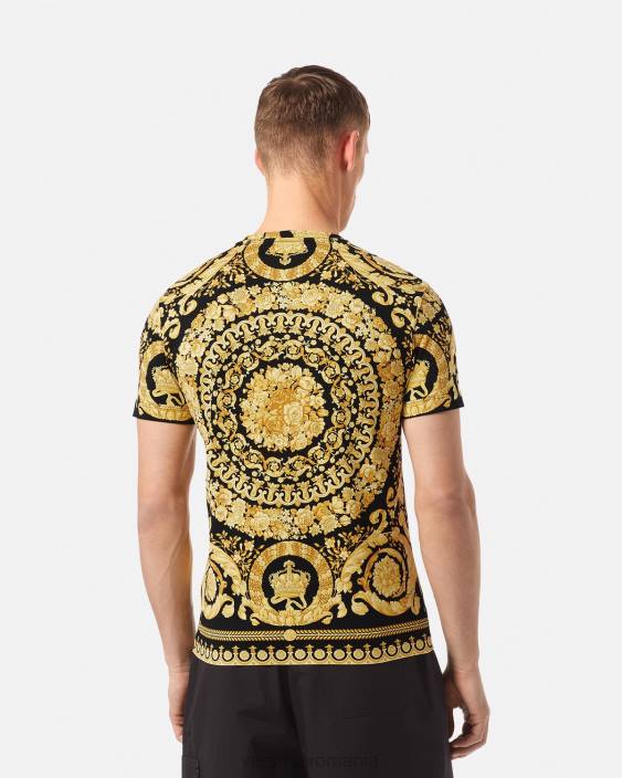 imprimare tricou barocco Versace bărbați îmbrăcăminte 40L61369