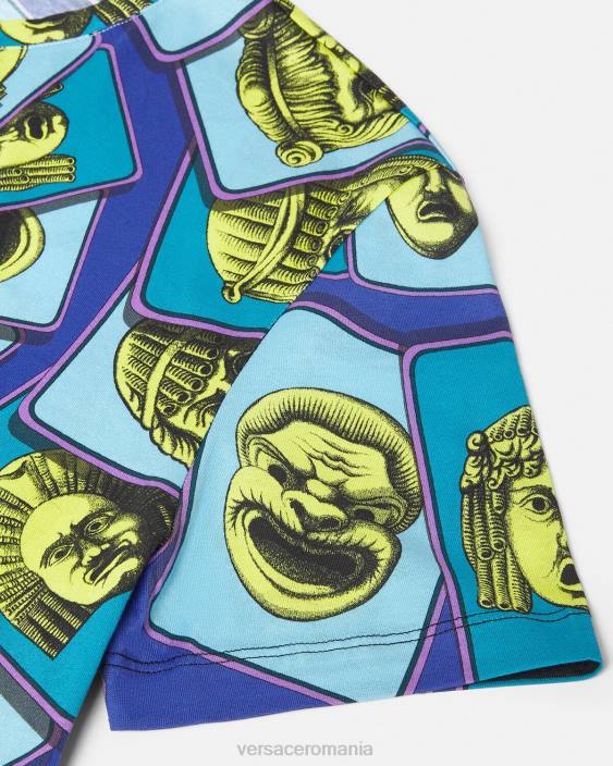 imprimare tricou le maschere Versace bărbați îmbrăcăminte 40L61381