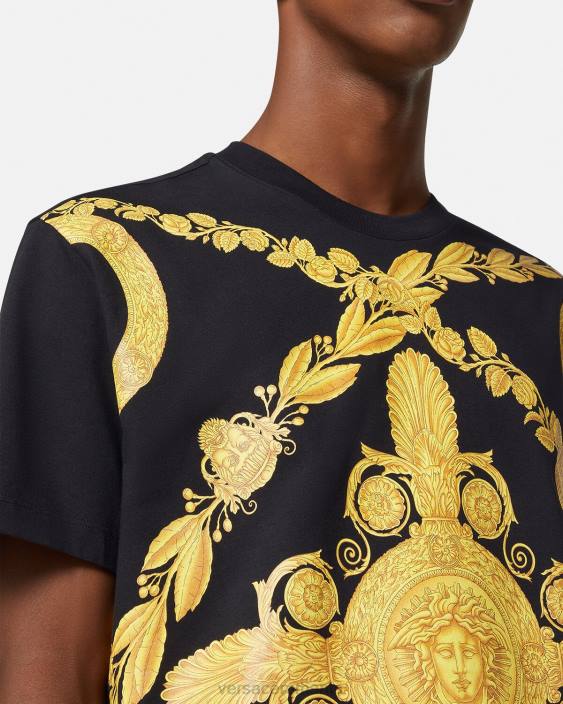 imprimare tricou maschera baroque Versace bărbați îmbrăcăminte 40L61388
