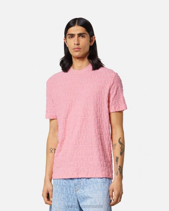 o singură culoare tricou cu prosop Versace bărbați îmbrăcăminte 40L61353