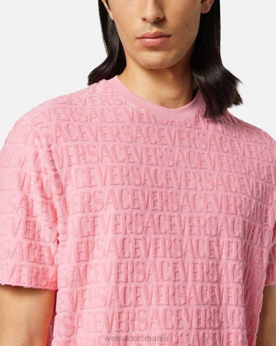 o singură culoare tricou cu prosop Versace bărbați îmbrăcăminte 40L61353