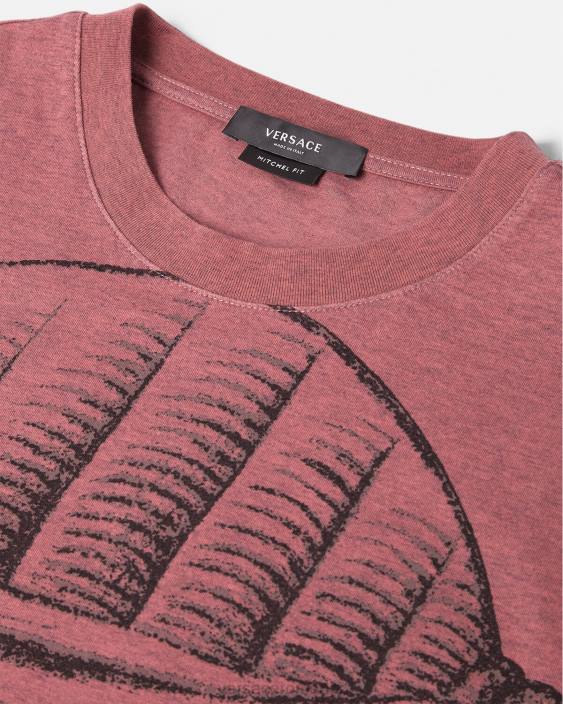 roz tricou la maschera Versace bărbați îmbrăcăminte 40L61384