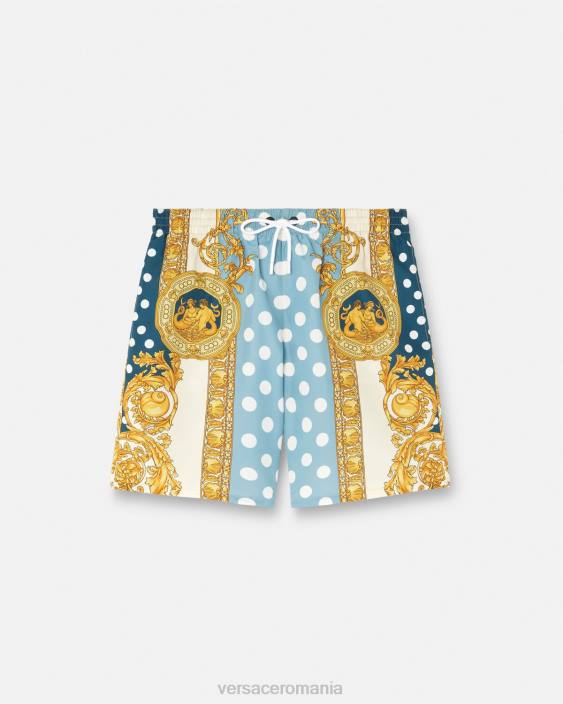 imprimare boardshorts baroc seashell Versace bărbați lenjerie intimă și îmbrăcăminte de plajă 40L61802