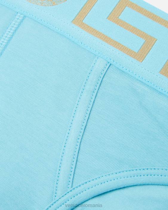 albastru slip de frontieră greca Versace bărbați lenjerie intimă și îmbrăcăminte de plajă 40L61791