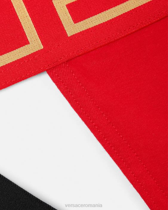 roșu jockstrap frontiera greca Versace bărbați lenjerie intimă și îmbrăcăminte de plajă 40L61775