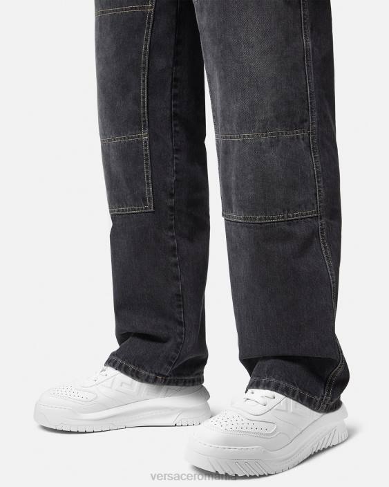 alb adidași greca odissea Versace bărbați pantof 40L61518