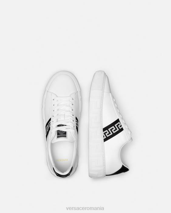 alb negru adidași greca Versace bărbați pantof 40L61551