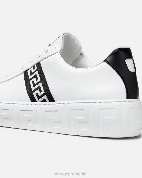 alb negru adidași greca Versace bărbați pantof 40L61551